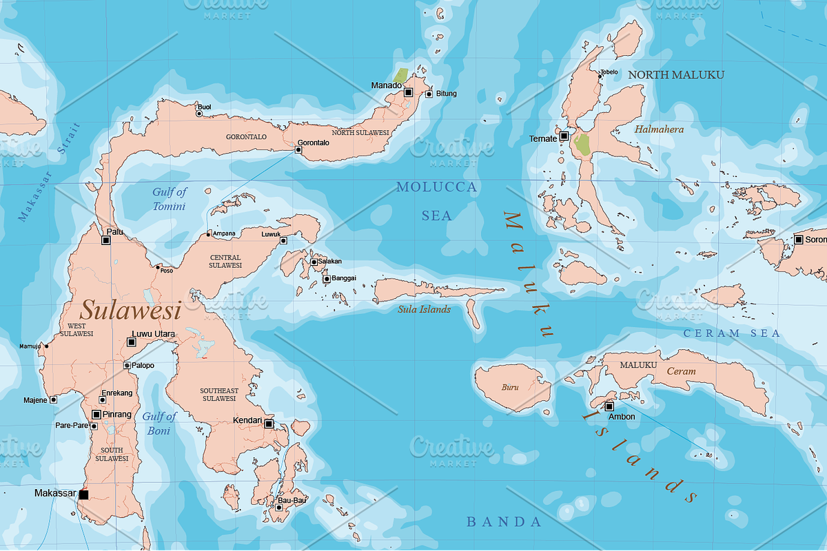 Political Map of South East Asia, an Education Illustration by Cartorical (Photo 9 of 10)