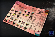 Bakery Cafe Menu .Tri Fold Brochure, a Brochure Template by El-Studio (Thumbnail 3 of 3)