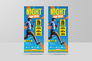 Night Run Roll Up Banner, a Poster Template by Annora Studio (Thumbnail 2 of 6)