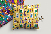 Pet Doodle Party. Clipart & Patterns, a Pattern Graphic by AnMark (Thumbnail 4 of 14)
