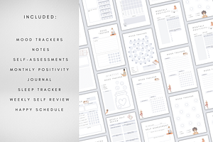 Editable Mood Tracker Templates