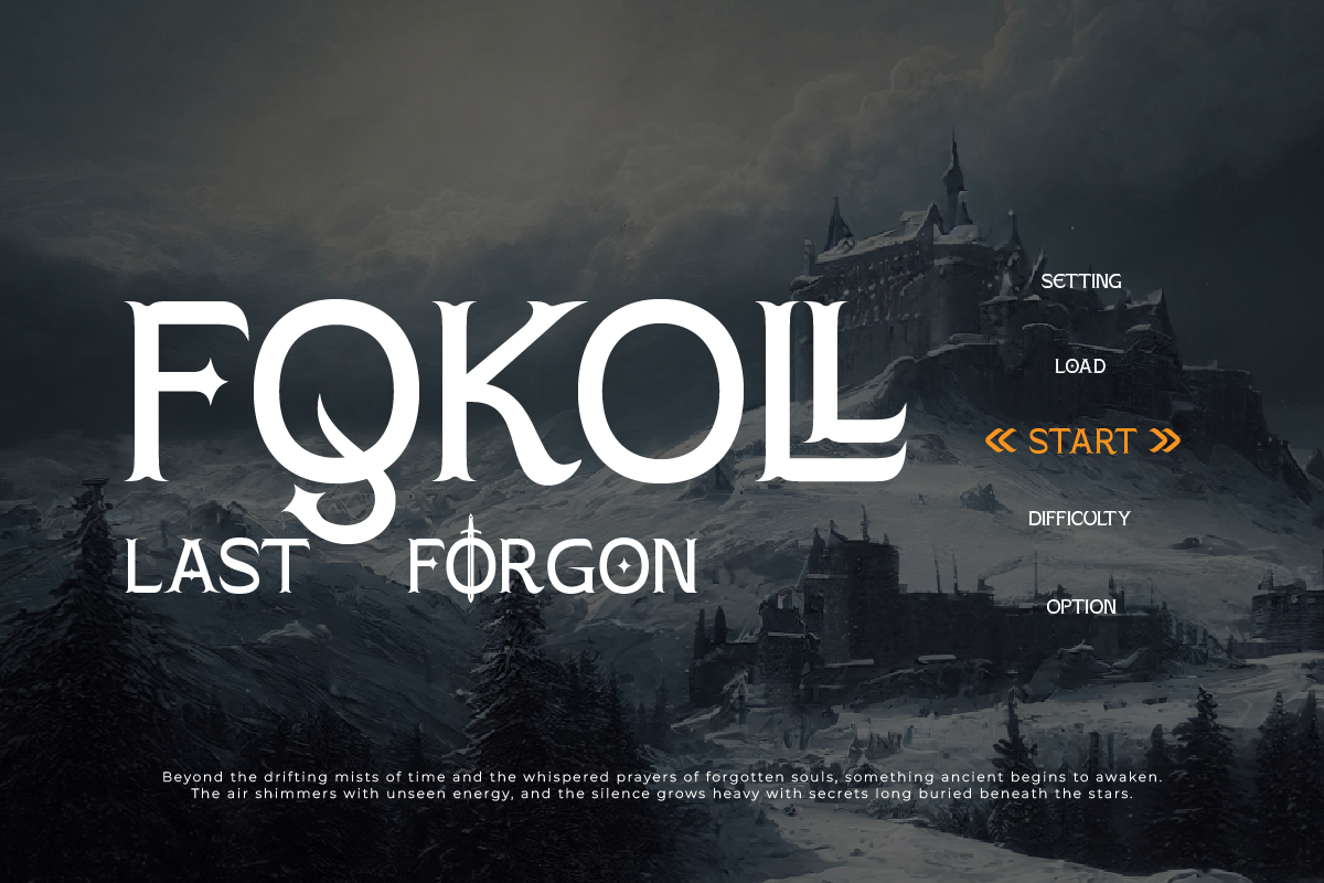 Valqriv - Fantasy Font, a Serif Font by twinstd (Photo 5 of 9)