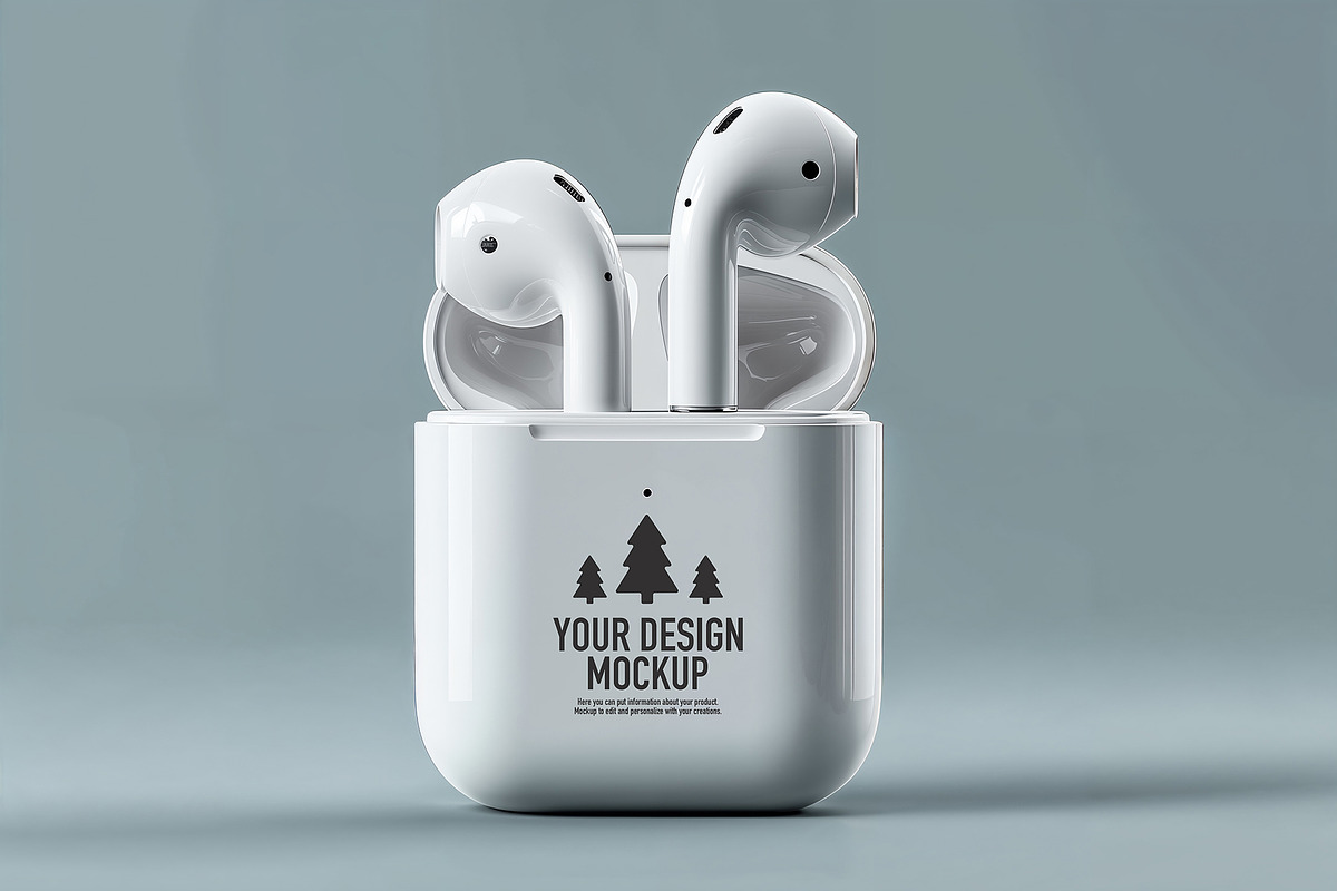 Mockup of a headphones, a Wearable Device Mockup by OSORIOartist