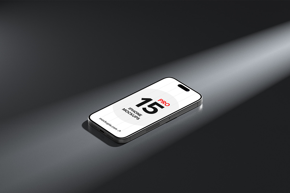 iPhone 15 Mockup, an iPhone Mockup by Mockupia (Photo 8 of 9)