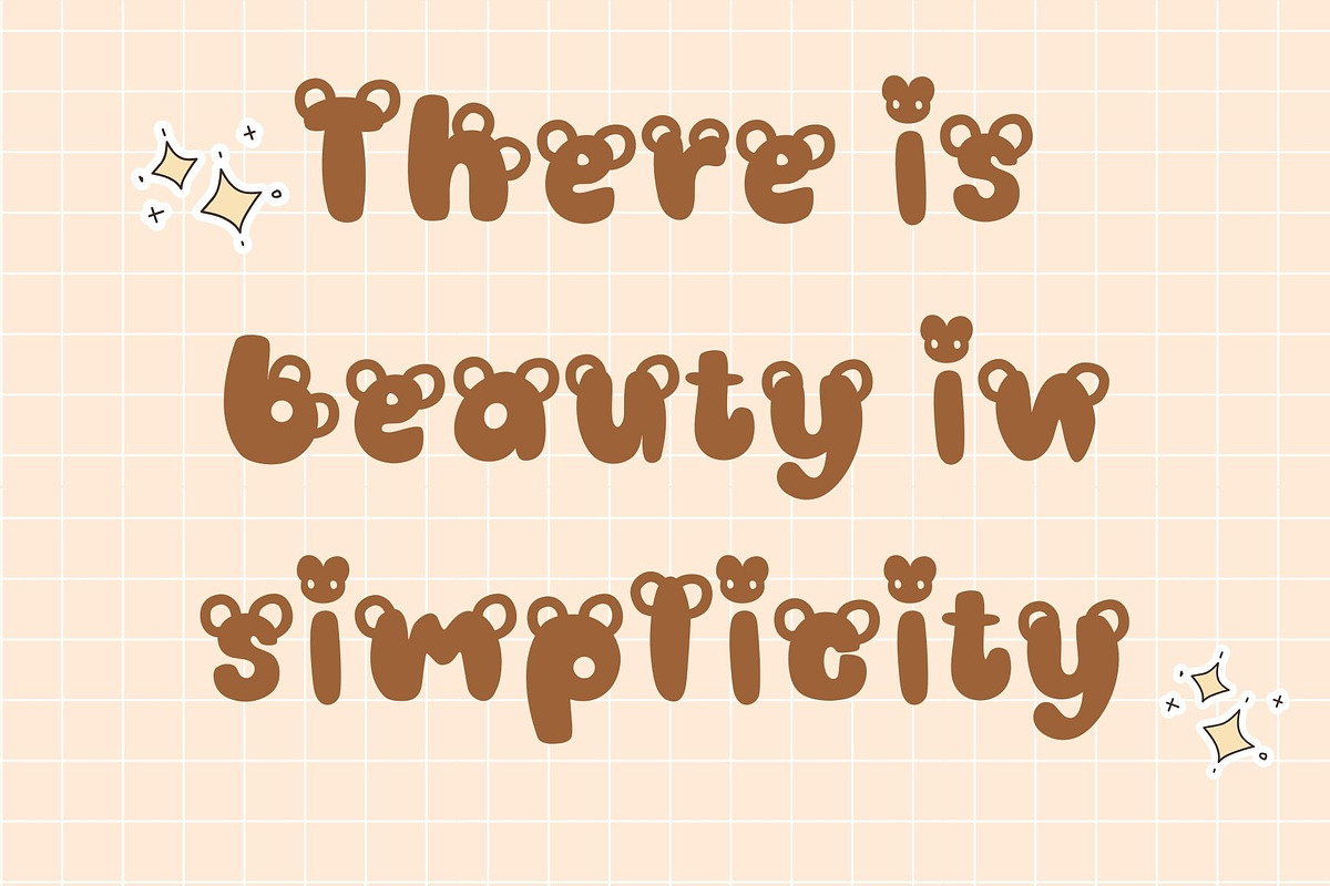 Baby bear font., a Handwritten Font by JJuta (Photo 5 of 6)