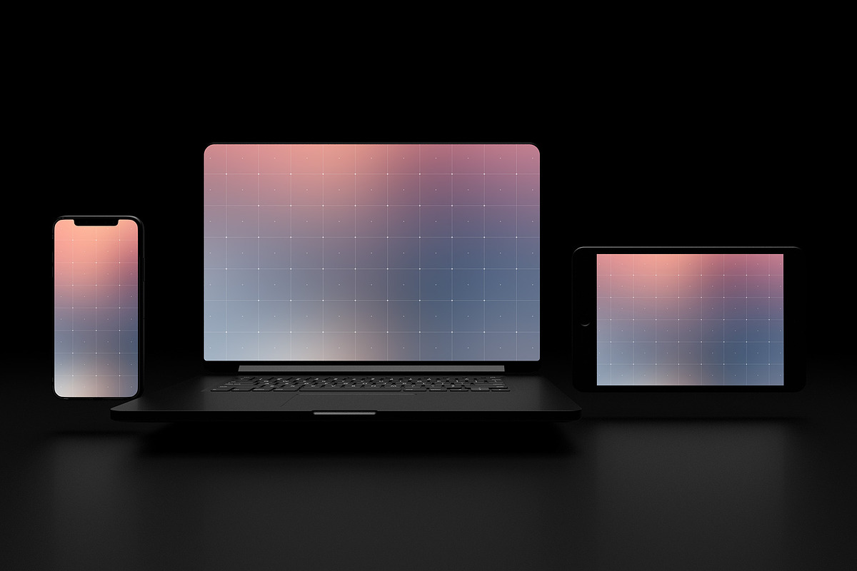 DARK - Responsive Screen Mockup Pack, an iPhone Mockup by City Poster Mockups (Photo 2 of 12)
