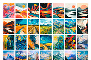Eclectic Wall Art. Posters., a Background Graphic by Designwork (Thumbnail 8 of 9)