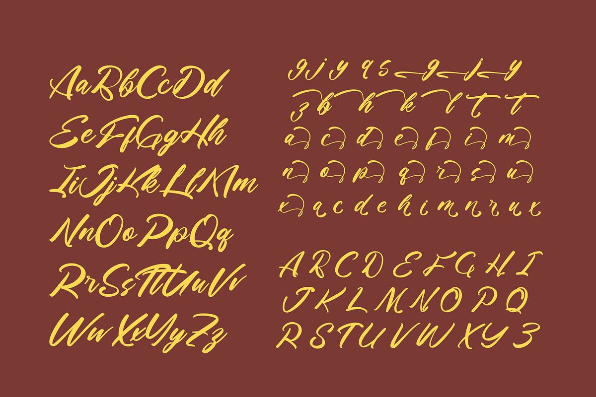 Stylish Rackets - Beautiful Handwrit, a Script Font by Letterena Studios Script (Photo 13 of 15)