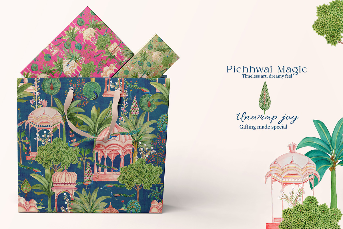 Pichhwai Magic Prints & Patterns, a Pattern Graphic by GND ART STUDIO (Photo 7 of 8)