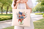 Western 4th Of July Watercolor Clipa, an Illustration by Digital Artistic99 (Thumbnail 7 of 9)