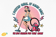 Retro Sarcastic Girl Sublimation, a Person Illustration by LemonDesign (Thumbnail 3 of 11)