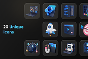 Marketly SEO & Marketing 3D Icon Set, an Object 3D Model by Illustraly Design (Thumbnail 7 of 8)