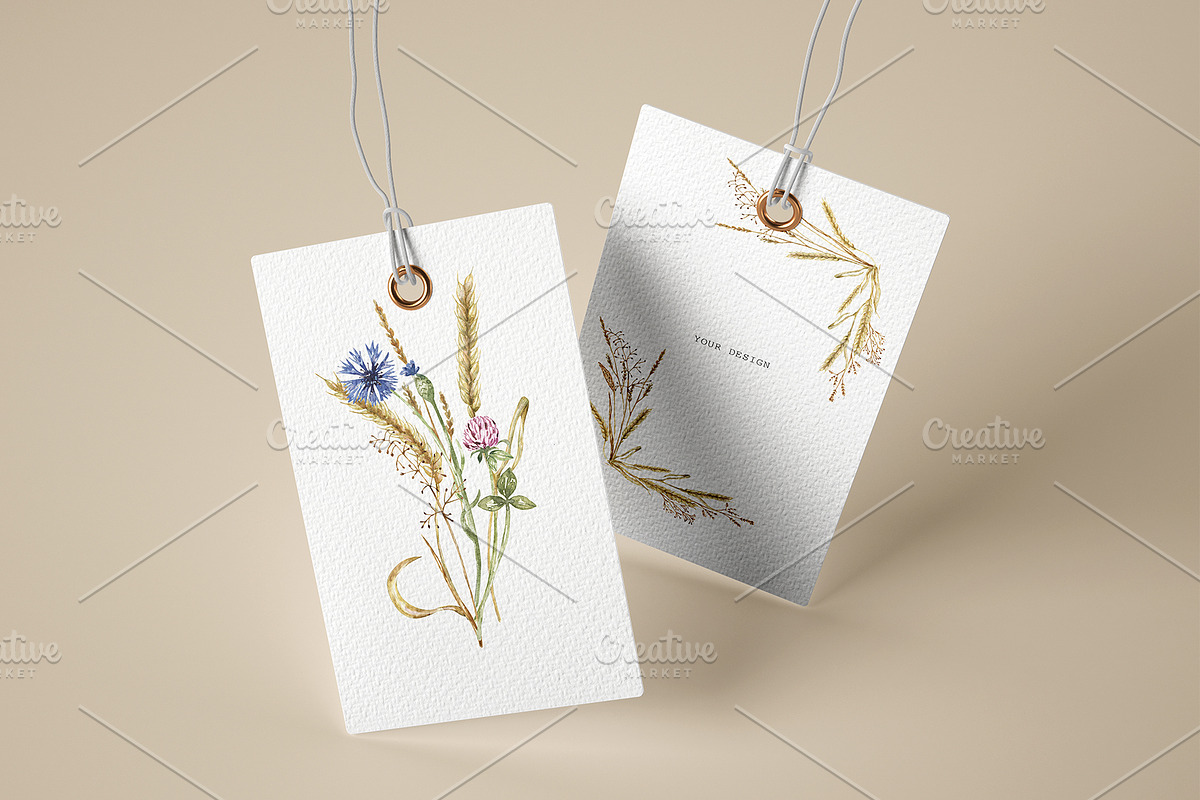 Watercolor Wheat & Field Flora, a Decorative Illustration by MayaNavits (Photo 4 of 13)