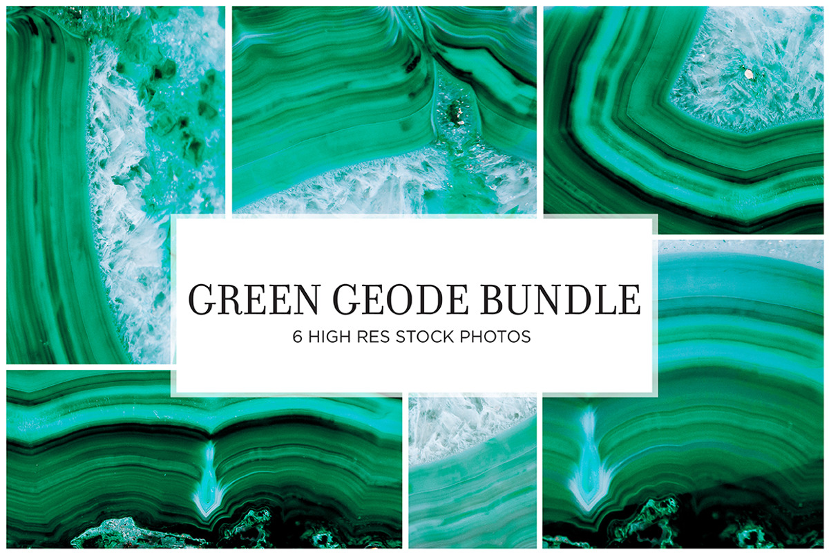 Green Geode Stock Bundle, a Nature Photo by r.r.palacios (Photo 1 of 6)