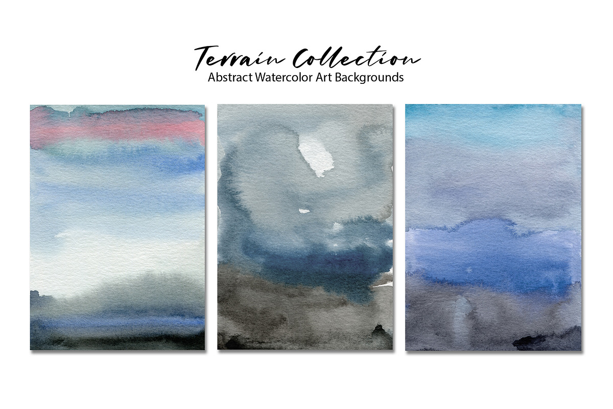 Terrain Watercolor Abstract Textures, a Texture Graphic by Marmoris.Arts (Photo 8 of 20)