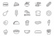 100 Food Icons, an Icon by Graphic Pear (Thumbnail 2 of 5)