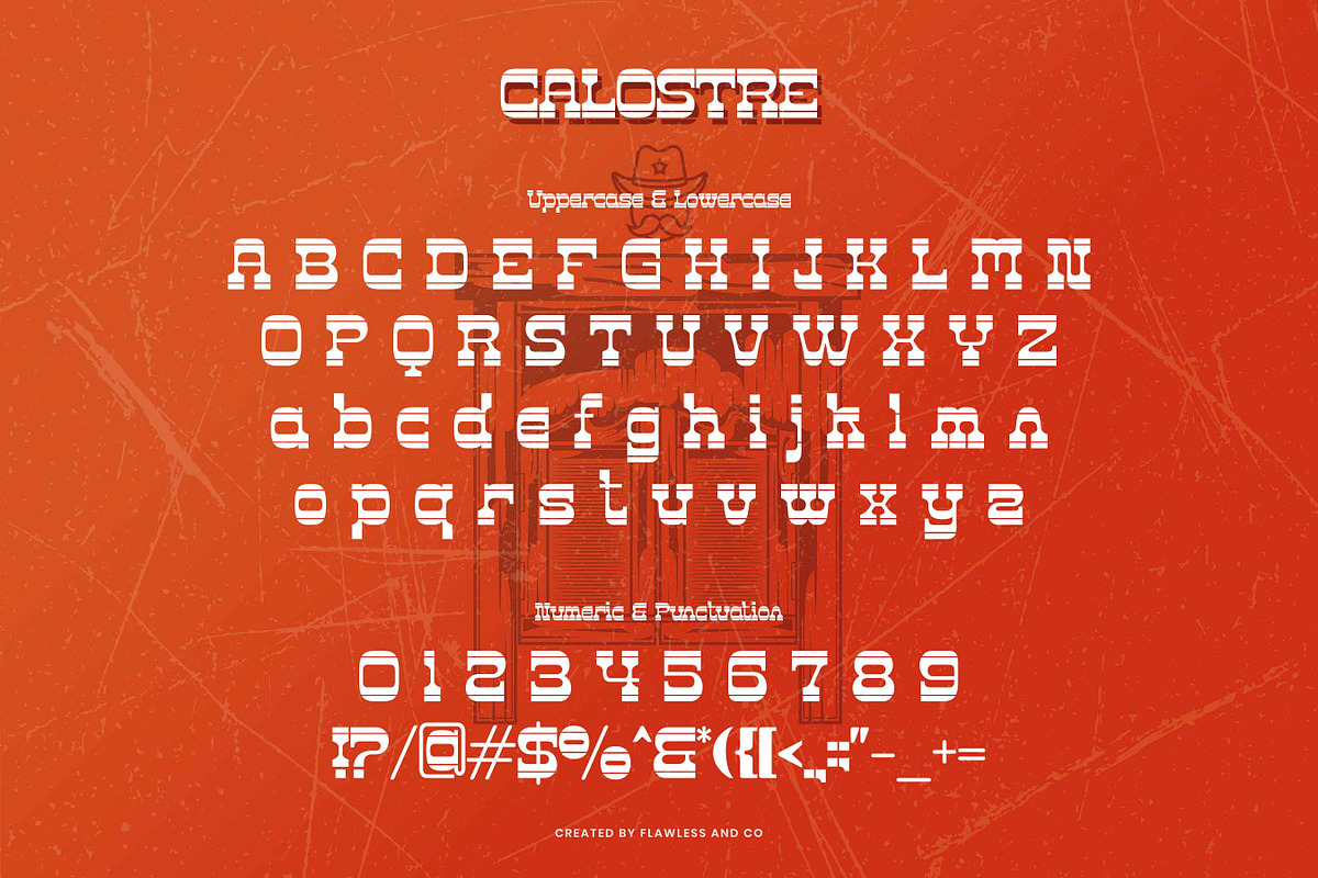 Calostre - Display Vintage Font, a Font by Flawless And Co (Photo 8 of 10)