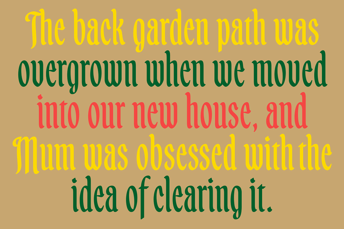 Talu, a Font by Simon Walker (Photo 5 of 11)