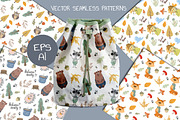 Cozy Autumn vector animals  kit, an Animal Illustration by artdreamer (Thumbnail 7 of 8)