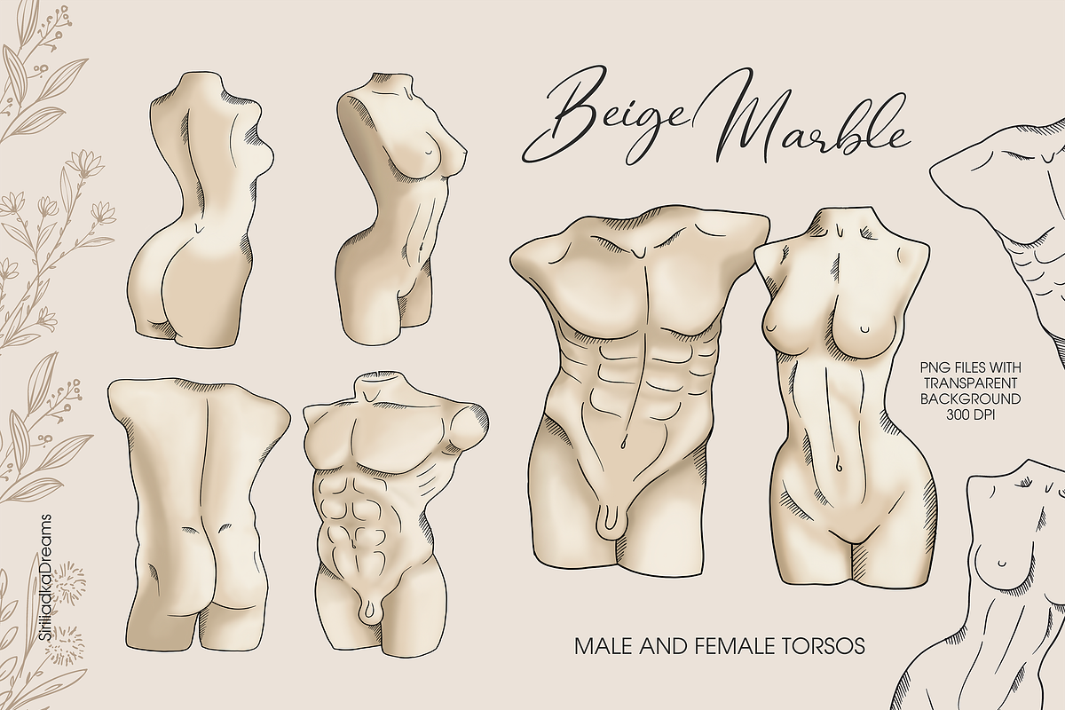 Candles and torsos of god and goddes, an Illustration by Siriliadka Dreams (Photo 2 of 10)