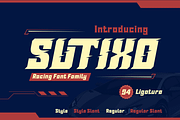 Sutixo | Athletic Font, a Serif Font by twinstd (Thumbnail 1 of 14)