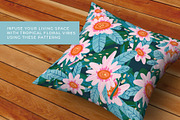 Bold Jungle Blooms Seamless Patterns, a Decorative Illustration by Ramona Schratt (Thumbnail 6 of 9)