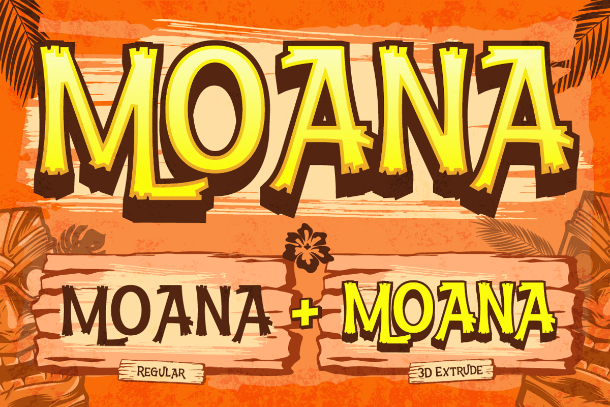 Calathea - Fun Hawaiian Font, a Symbol Font by Artisan Themes (Photo 7 of 10)