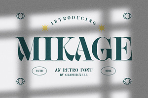 Mikage Elegant Serif Font Typeface