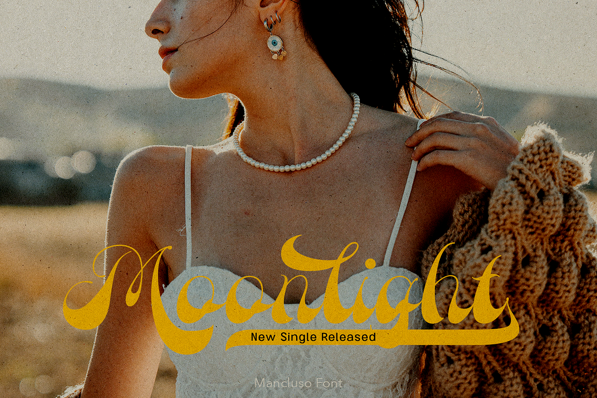 Mancluso Retro Script, a Script Font by TypeClassHeroes (Photo 14 of 15)