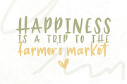 Farmer's Market Hand Lettered Font, a Font by Dansie Design (Thumbnail 4 of 6)