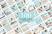 Travel Instagram Templates, a Social Media Template by Oh So Social Boutique (Thumbnail 4 of 5)