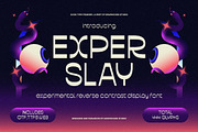 Experslay, a Sans Serif Font by graphicook (Thumbnail 1 of 10)