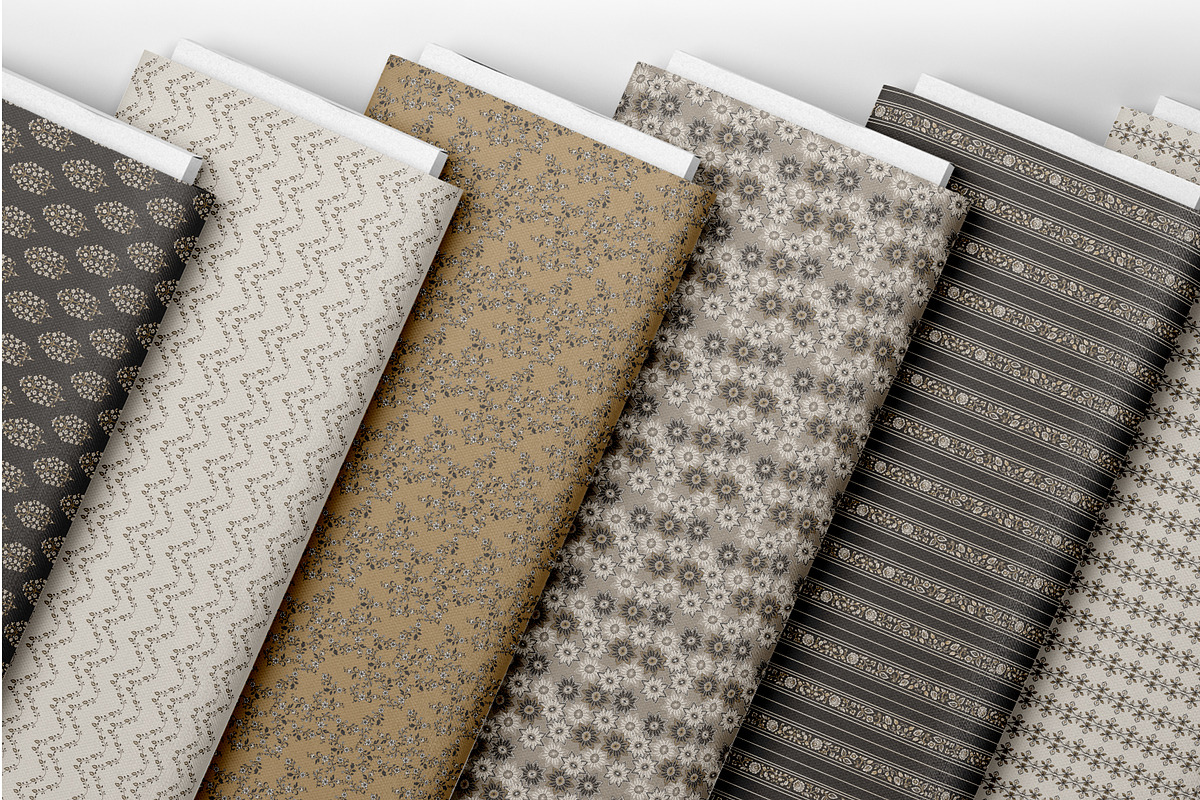 6 Seamless Patterns:Vintage Heritage, a Pattern Graphic by StudioCitra (Photo 2 of 11)