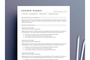 ATS friendy resume template word