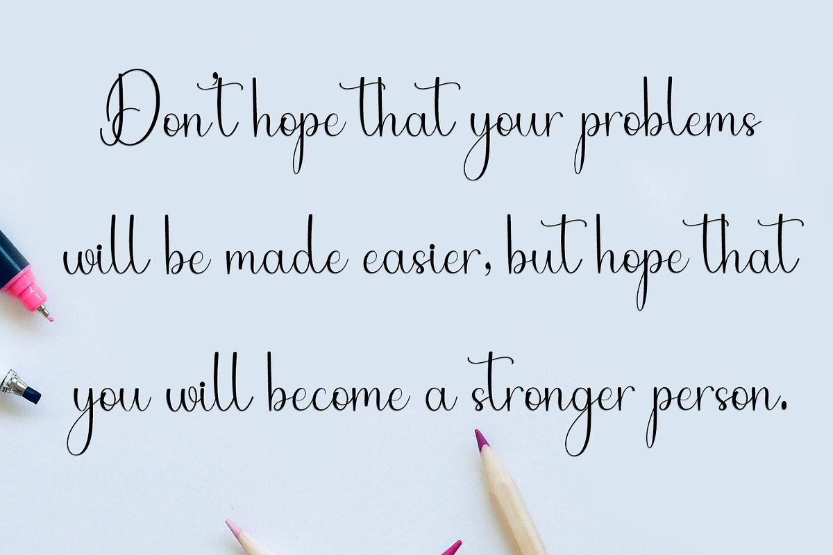 BubbleHandmade, a Handwritten Font by FreshTypeINK (Photo 4 of 8)