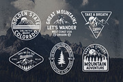 Vector Editable Mountain Badges, a Branding & Logo Template by cd-design.co (Thumbnail 2 of 3)