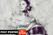 Poly Poster Photoshop Action, an Action Add-On by AB-TheDesigner (Thumbnail 1 of 5)