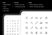 Construction line icon pack, an Outline Icon by Ragul Creates (Thumbnail 2 of 3)