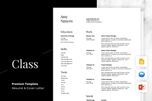 Class - Resume And Cover Letter