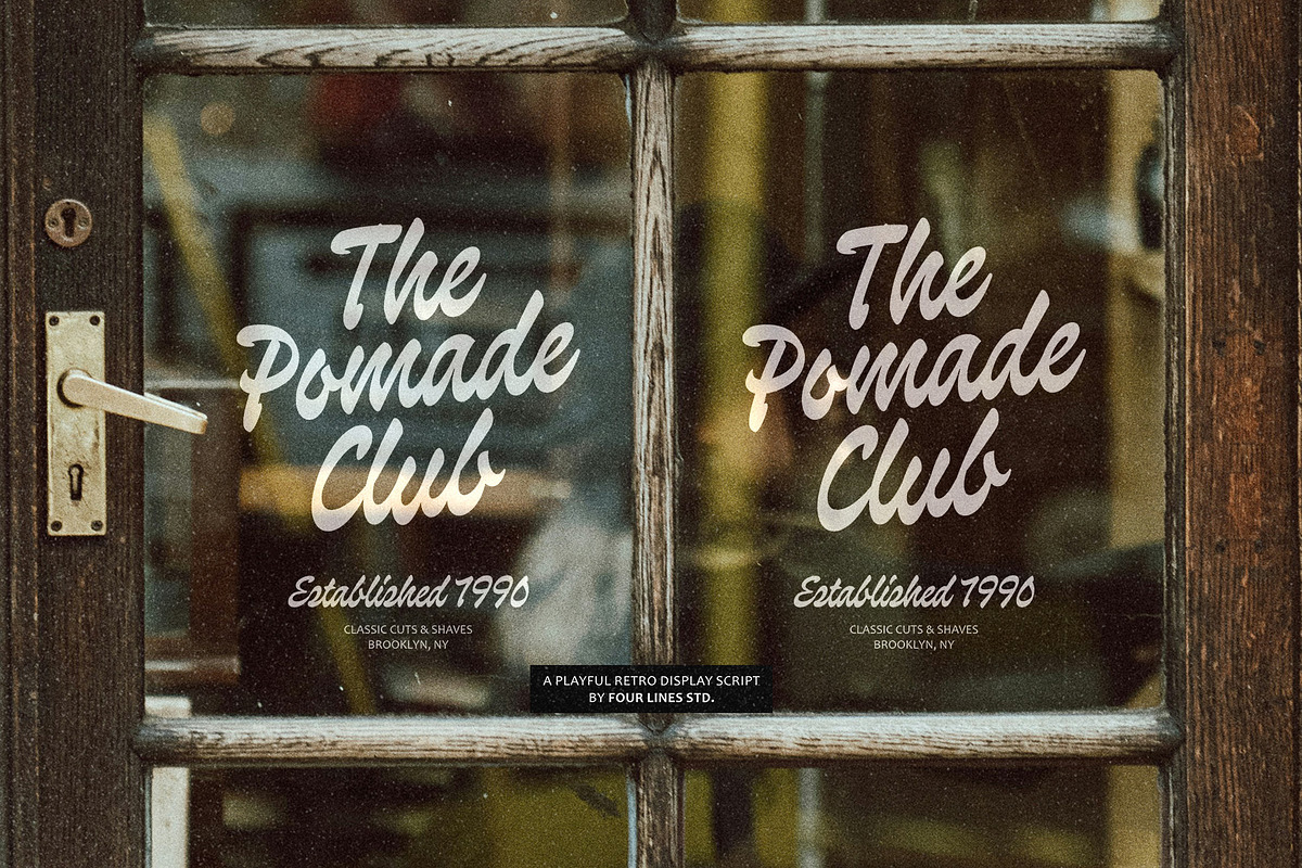 Palmira Club A Playful Retro Script, a Handwritten Font by Four Lines Std. (Photo 9 of 12)