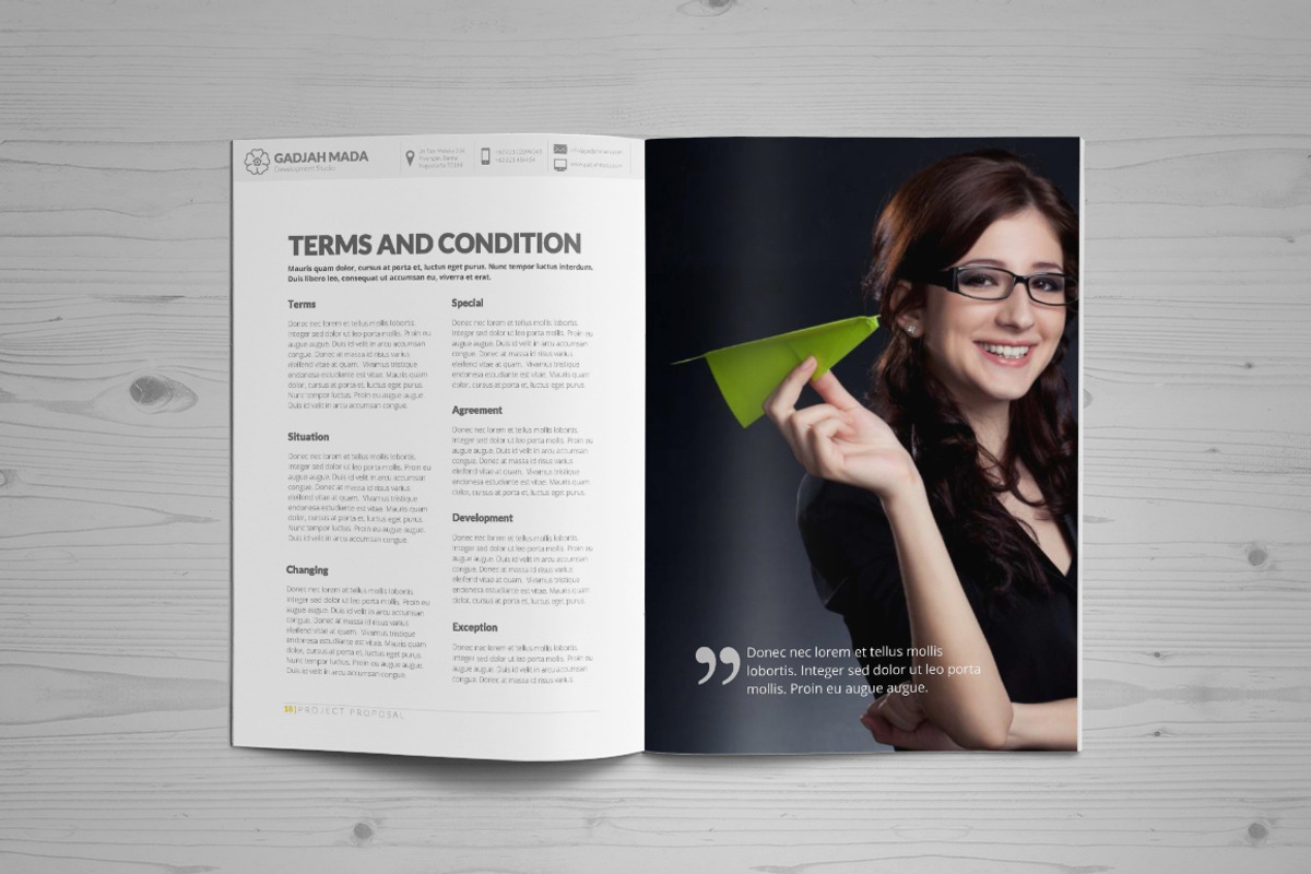 Proposal Template, a Stationery Template by binangkit (Photo 6 of 19)