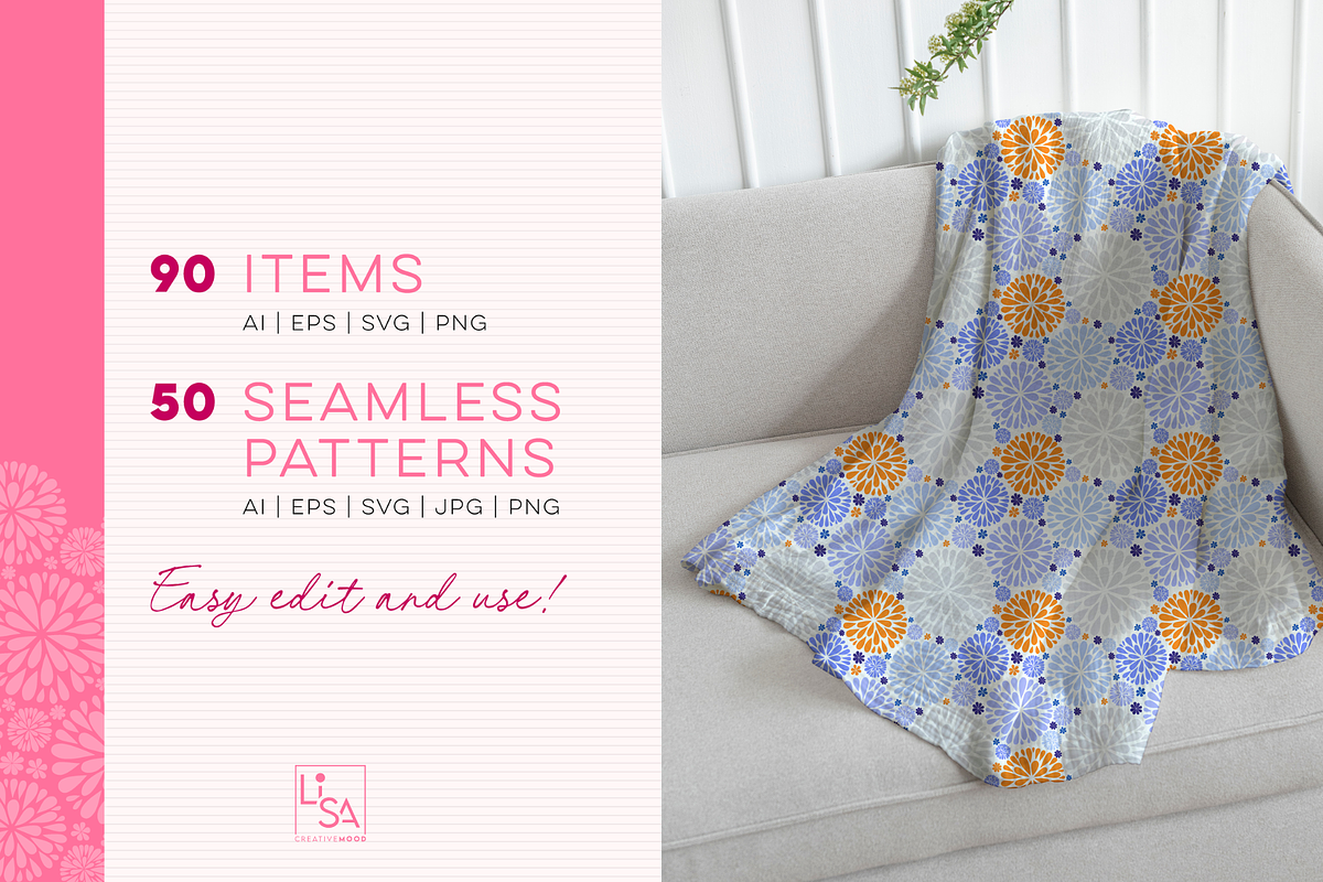 MINIMAL FLORA | Pattern Collection, a Pattern Graphic by LiSA Creative Mood (Photo 8 of 17)