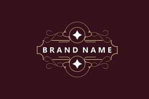 Decorative Typography Vintage Line, a Branding & Logo Template by Maylianaw28