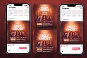 Holy Ghost Conference Church Flyer P, a Social Media Template by church flyer templates (Thumbnail 8 of 10)