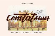 Constatown, a Script Font by Wangsinawang Studio (Thumbnail 1 of 11)