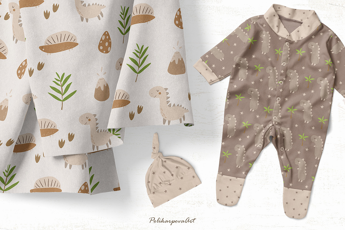 Baby seamless patterns bundle, a Pattern Graphic by polikarpovaart (Photo 9 of 11)
