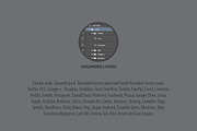 675 Social Media Icons Pack, an Outline Icon by Pixel Strawberry (Thumbnail 4 of 4)