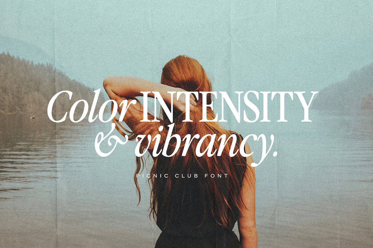 The Picnic Club - Nostalgic Serif, a Serif Font by Ivan Rosenberg (Photo 10 of 19)