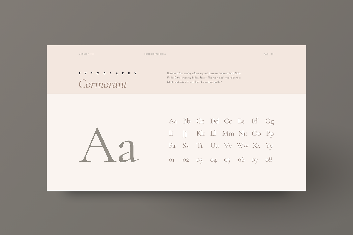 Elegant Brand Style Guide Template, a Presentation Template by Delightful Design (Photo 4 of 13)