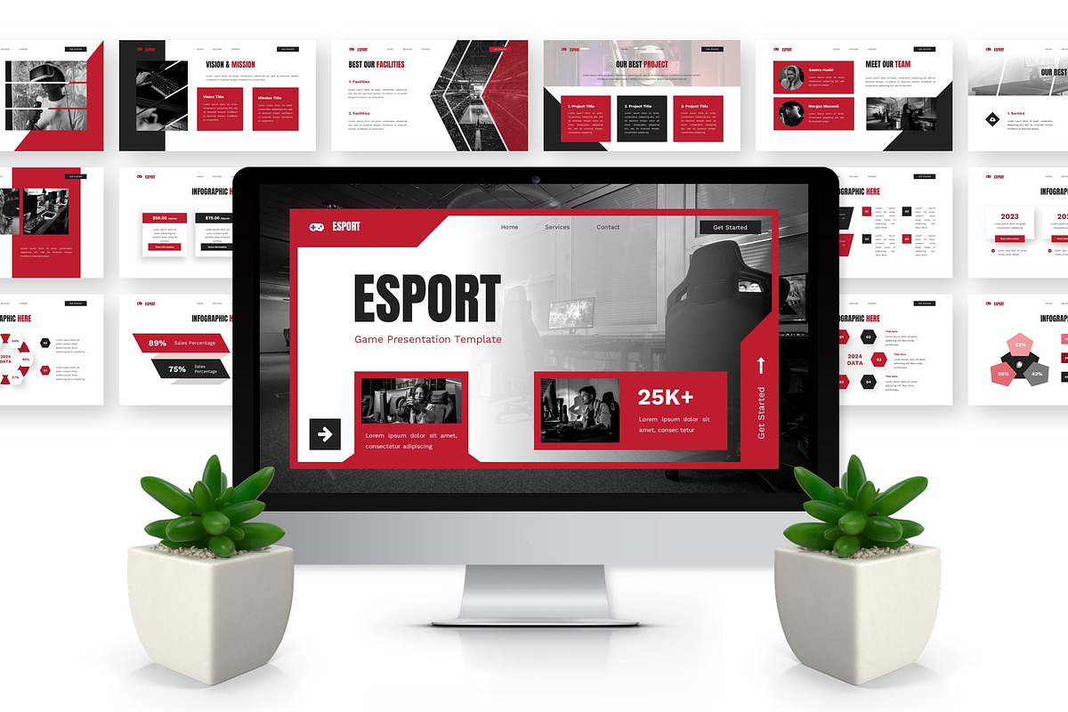 Esport - Game Google Slide, a Presentation Template by Deepslide Studio (Photo 2 of 4)